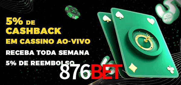 Promoções do cassino ao Vivo 876bet